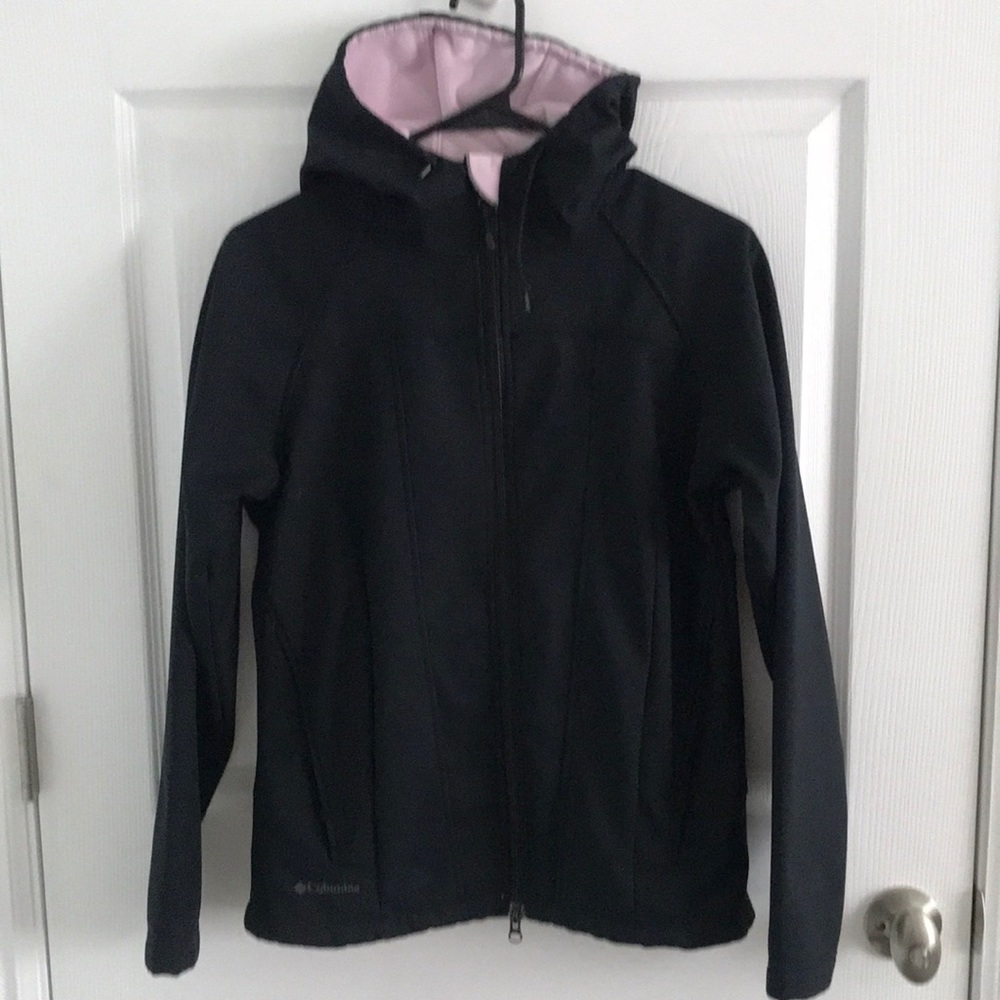 Columbia jacket-black and pink